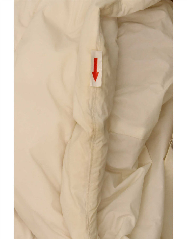 Woolrich Veste Anorak rembourrée à capuche pour homme UK 40 Large Blanc