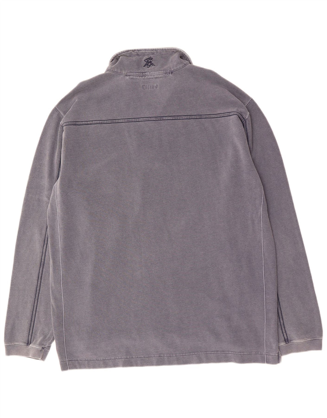 WHITE STUFF Sweat-shirt à col zippé pour hommes 2XL Bleu marine Coton