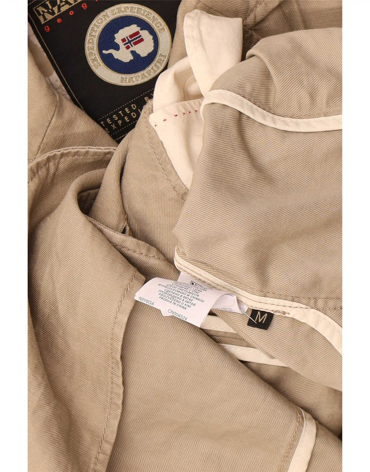 Napapijri Veste blazer à 2 boutons pour homme en coton beige moyen UK 38