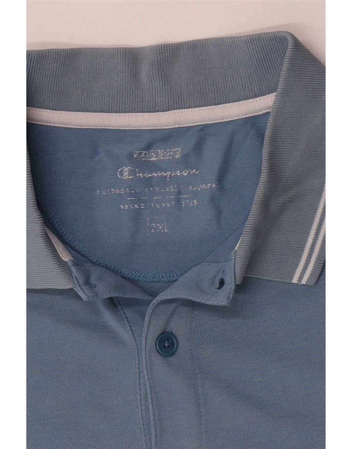 Champion Polo Homme 2XL Bleu