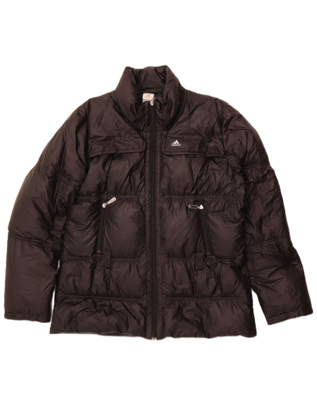 Adidas Veste rembourrée pour femme UK 16 Large Noir Polyester