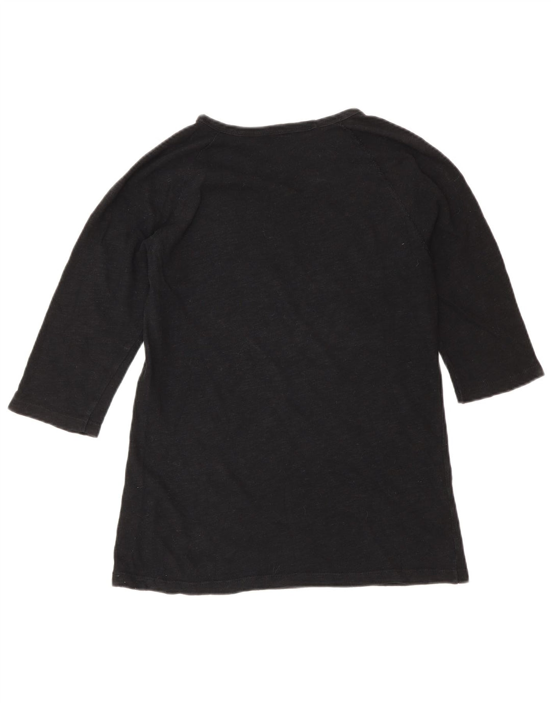 Zara Haut à manches 3/4 pour femme UK 10 Small Noir