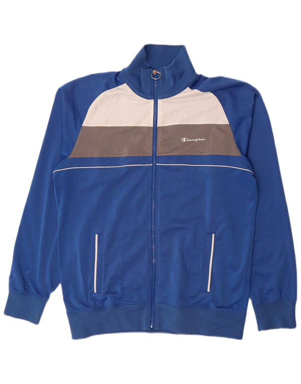 Champion Veste de Survêtement Homme XL Bleu Colorblock
