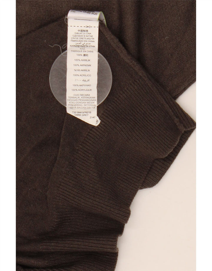 Marks & Spencer Pull Col Roulé Homme Gris Moyen Acrylique