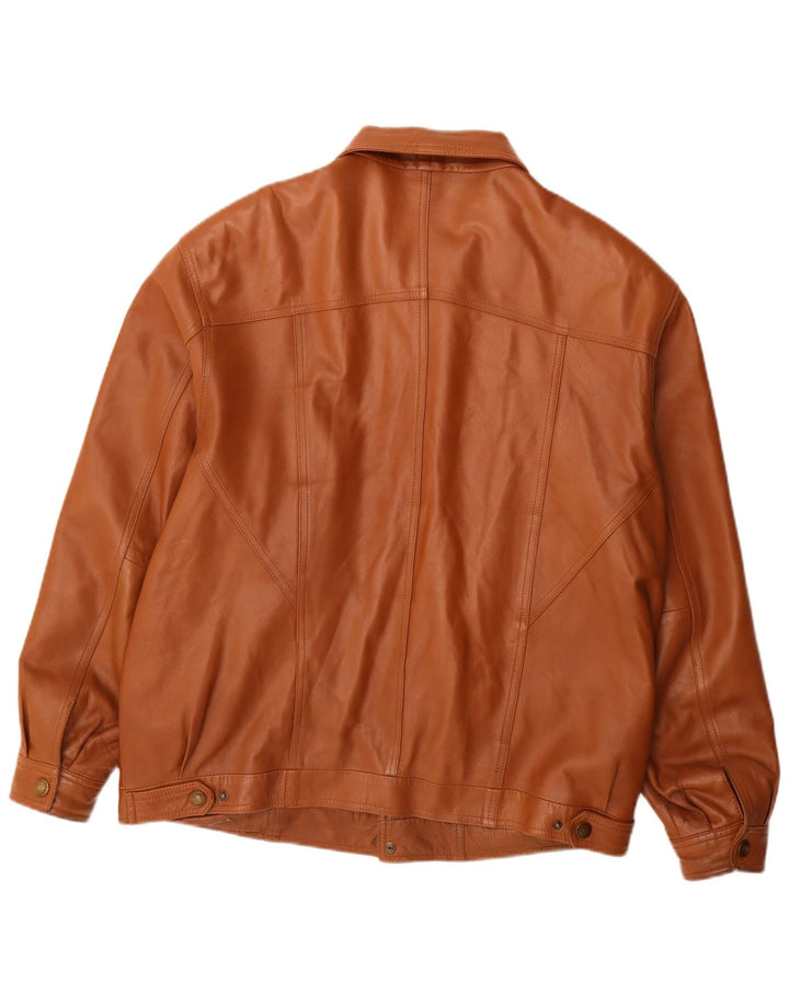 Gazelli Veste en cuir pour homme IT 54 2XL Cuir marron