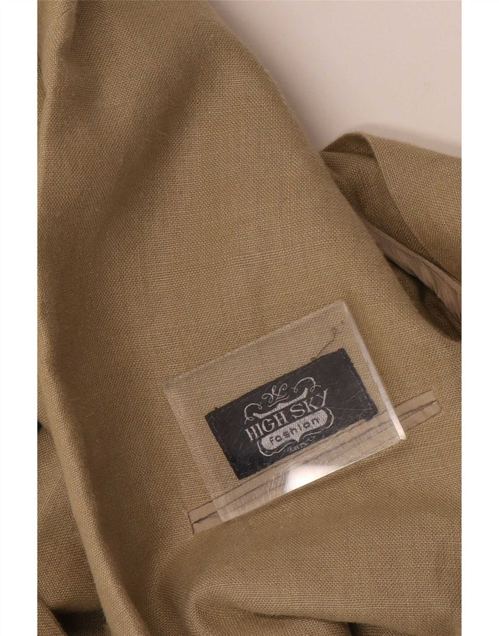 High Sky Veste blazer double boutonnage pour homme UK 38 Beige moyen