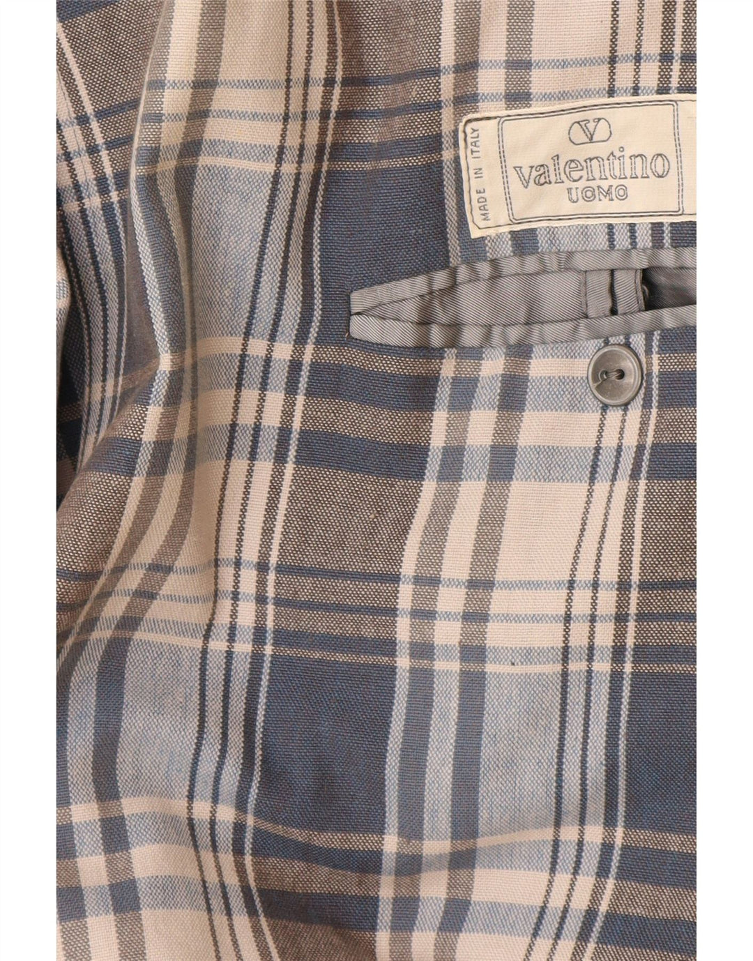 Valentino Veste Blazer 2 Boutons Homme UK 40 Large Gris