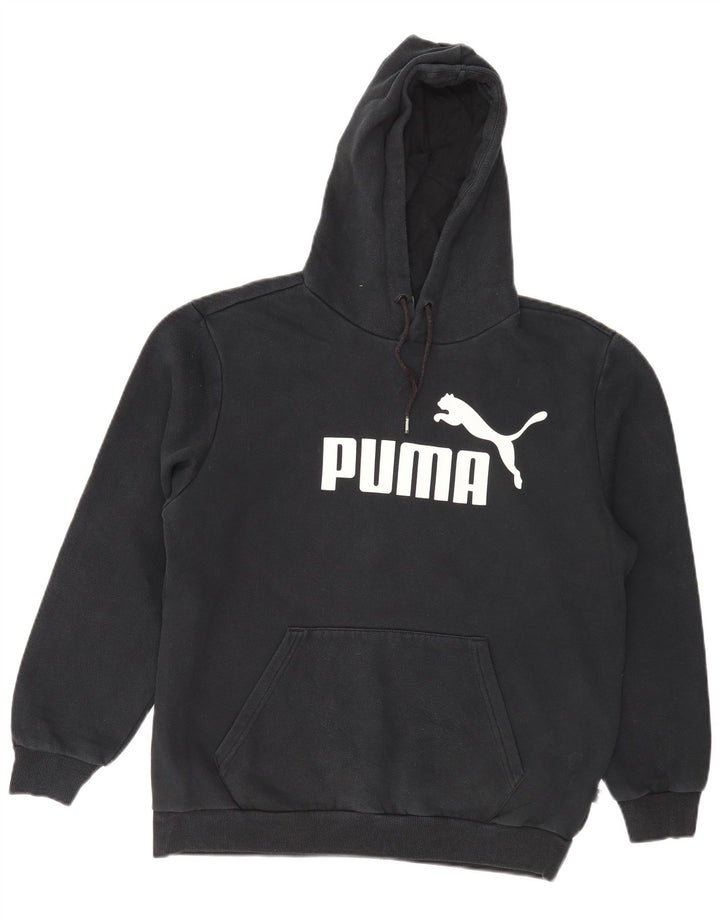 Puma Pull à Capuche Graphique Homme Noir Moyen Coton