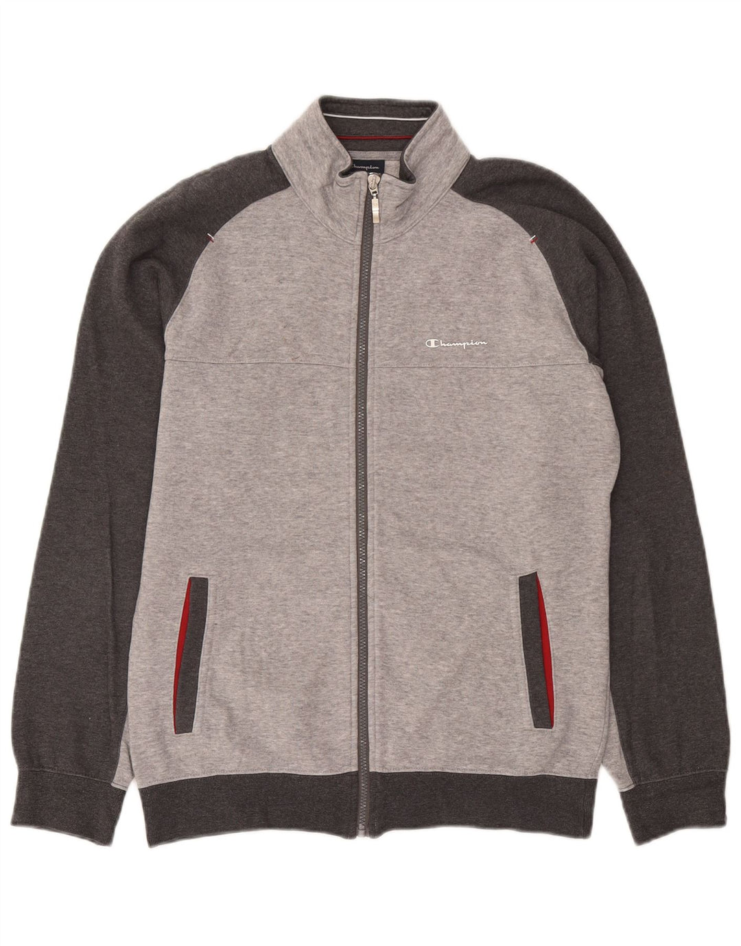 Champion Veste De Survêtement Homme Gris Moyen Moucheté