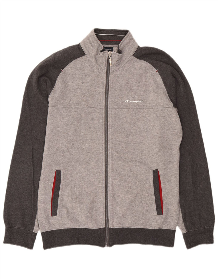 Champion Veste De Survêtement Homme Gris Moyen Moucheté