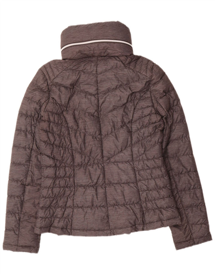 Michael Kors Veste rembourrée pour femme UK 10 Petit nylon gris