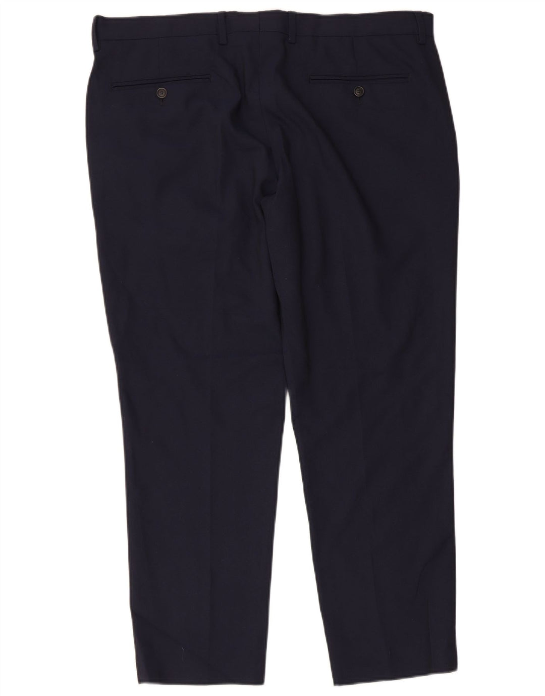 ZARA Pantalon de Costume Slim Homme W36 L26 Bleu Marine