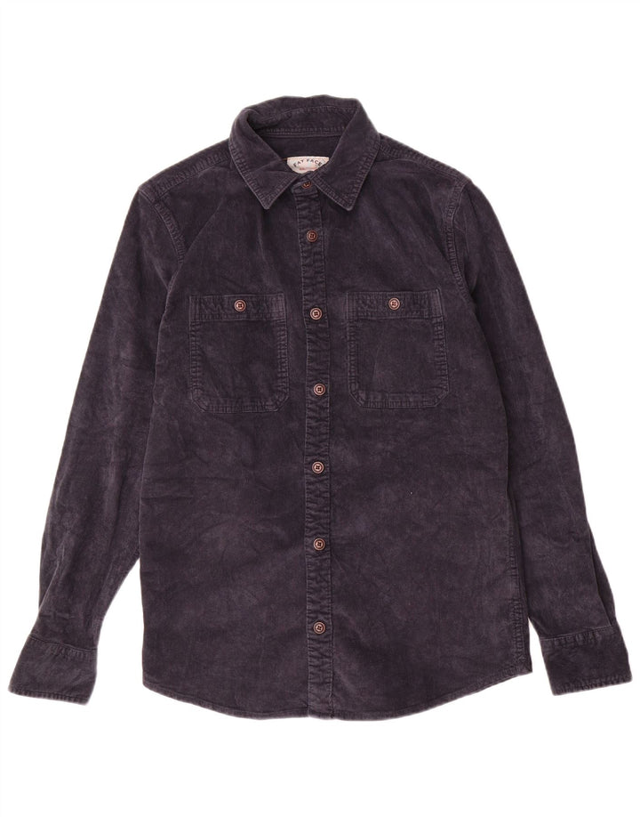 FAT FACE Chemise Velours Côtelé XS Bleu Marine Coton Homme