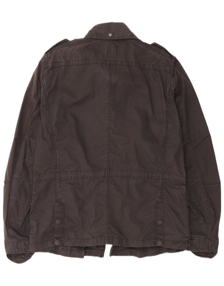 DIESEL Veste Militaire Homme UK 44 2XL Noir Coton