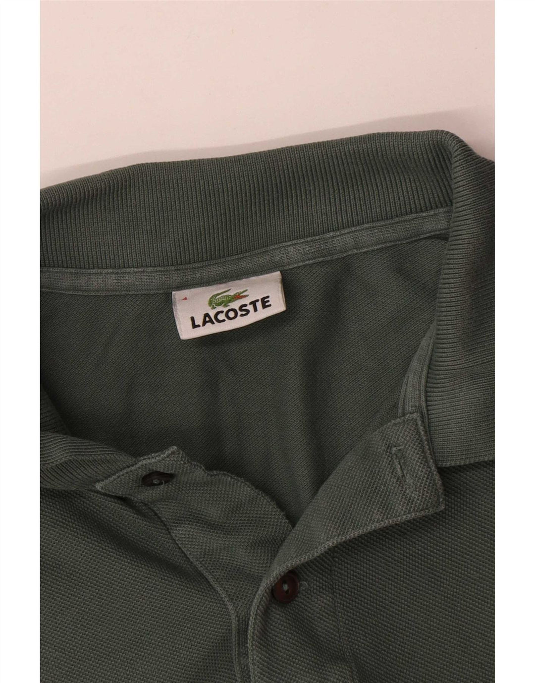 Lacoste Polo Homme Taille 4 Coton Vert Moyen