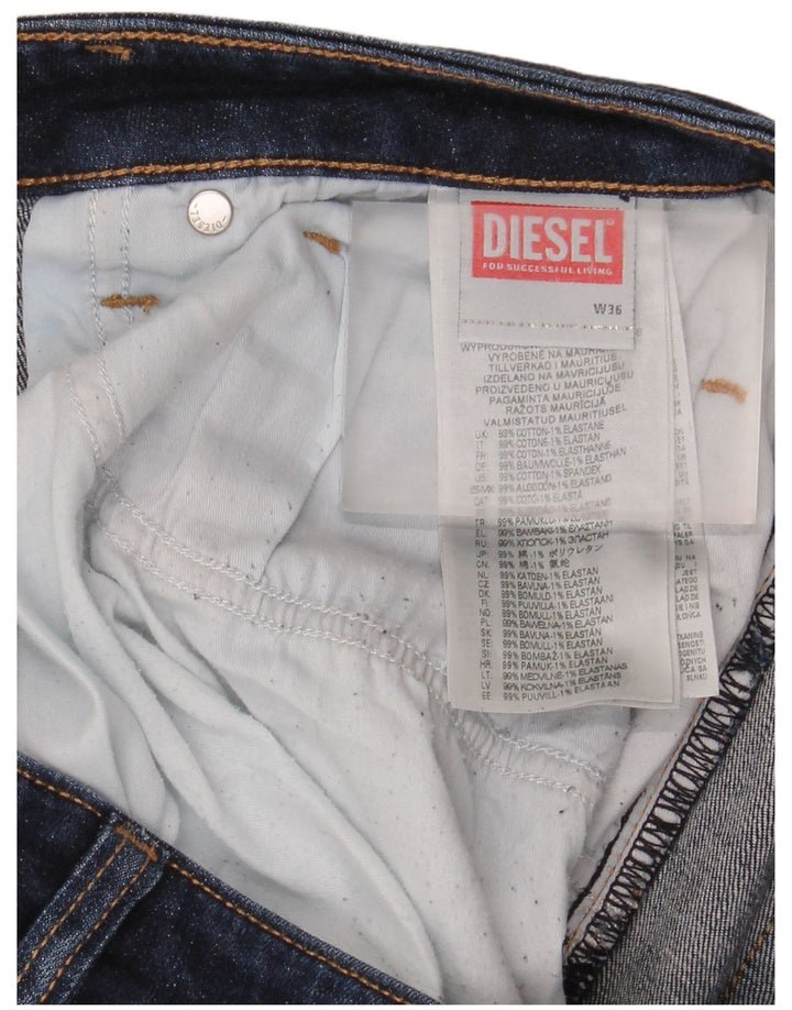 Diesel Jean droit homme W36 L32 bleu marine coton
