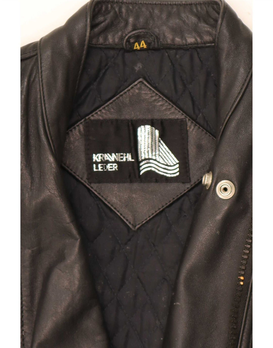 Krawehl Veste de motard en cuir pour femme IT 44 Noir moyen