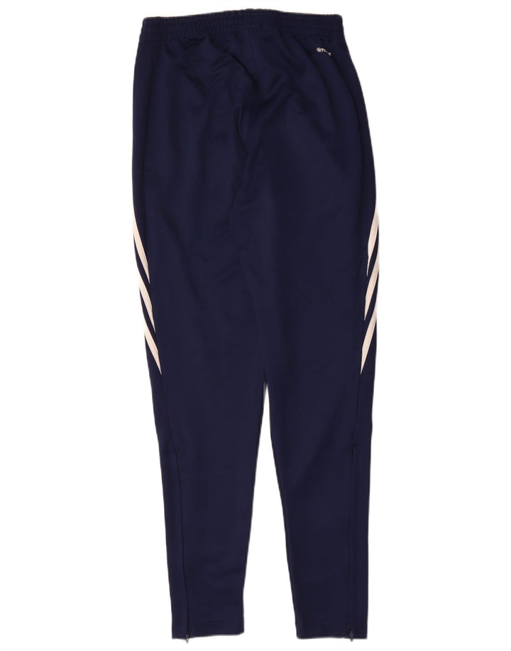Adidas Pantalon de survêtement Climalite pour homme XS Bleu marine Polyester