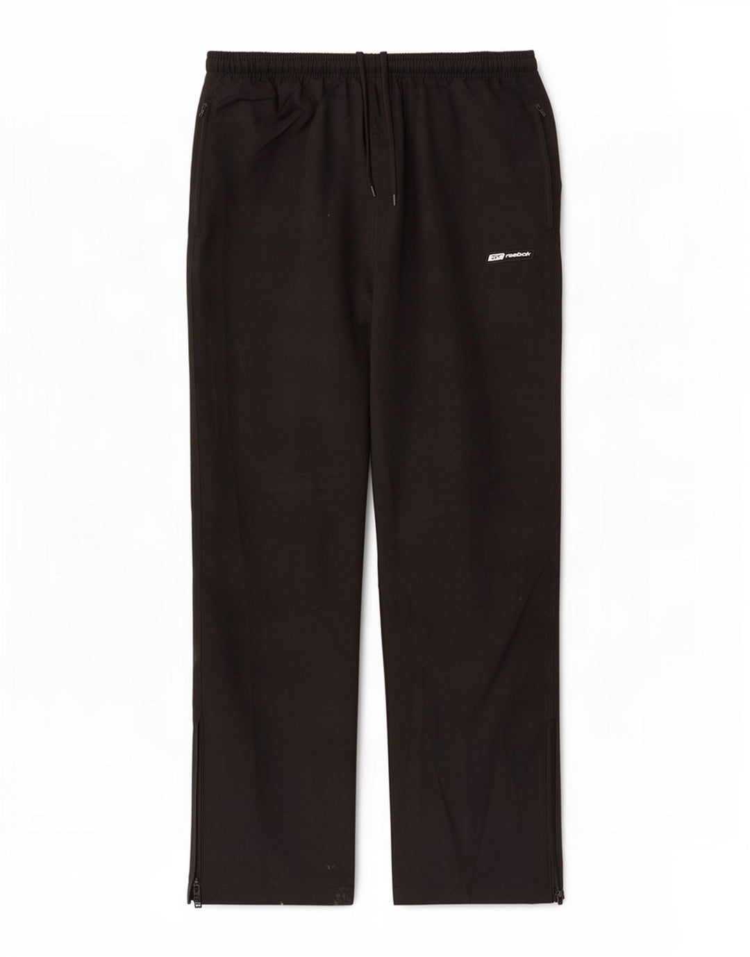 Reebok Pantalon de Survêtement Homme Large Noir Polyester