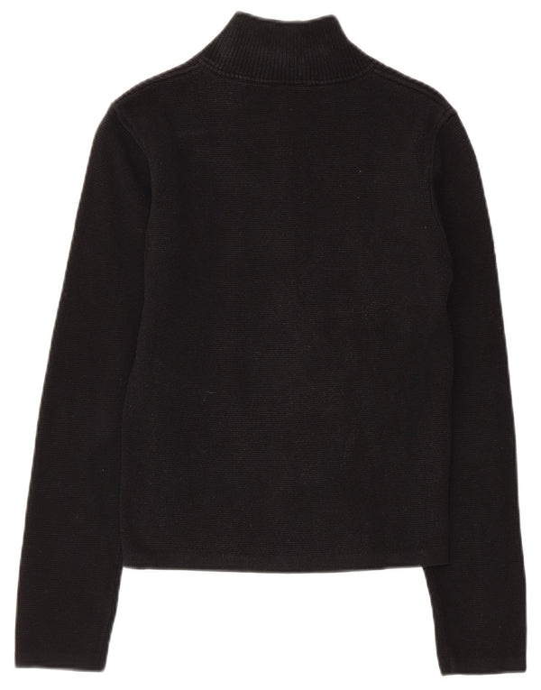 CARHARTT Cardigan Femme Pull UK 8 Petit Noir Coton