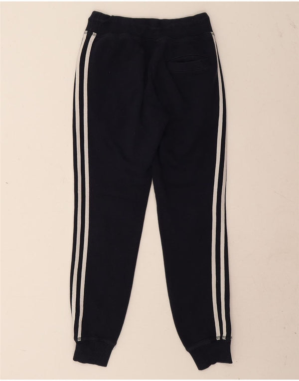 Adidas Pantalon de survêtement pour femme Joggers UK 4 XS Bleu marine Coton