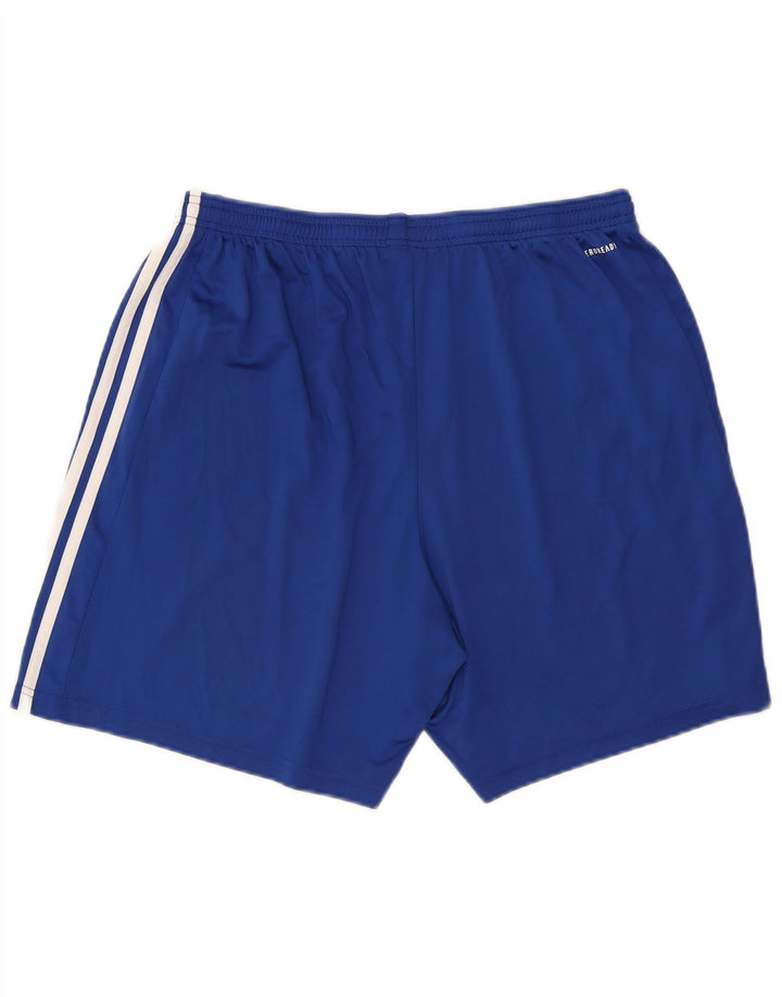 Adidas Short de sport Aeroready pour homme 2XL Bleu Polyester