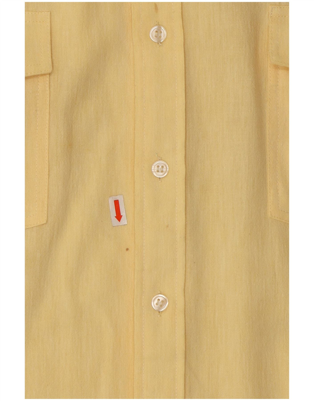 ARIZONA JEANS Chemise Homme Taille 45/46 XL Jaune Coton