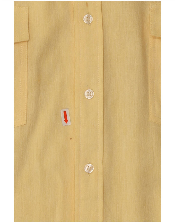 ARIZONA JEANS Chemise Homme Taille 45/46 XL Jaune Coton