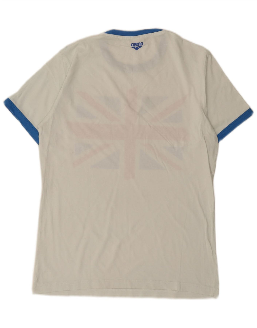 ARENA T-Shirt Graphique Femme UK 14 Large Blanc