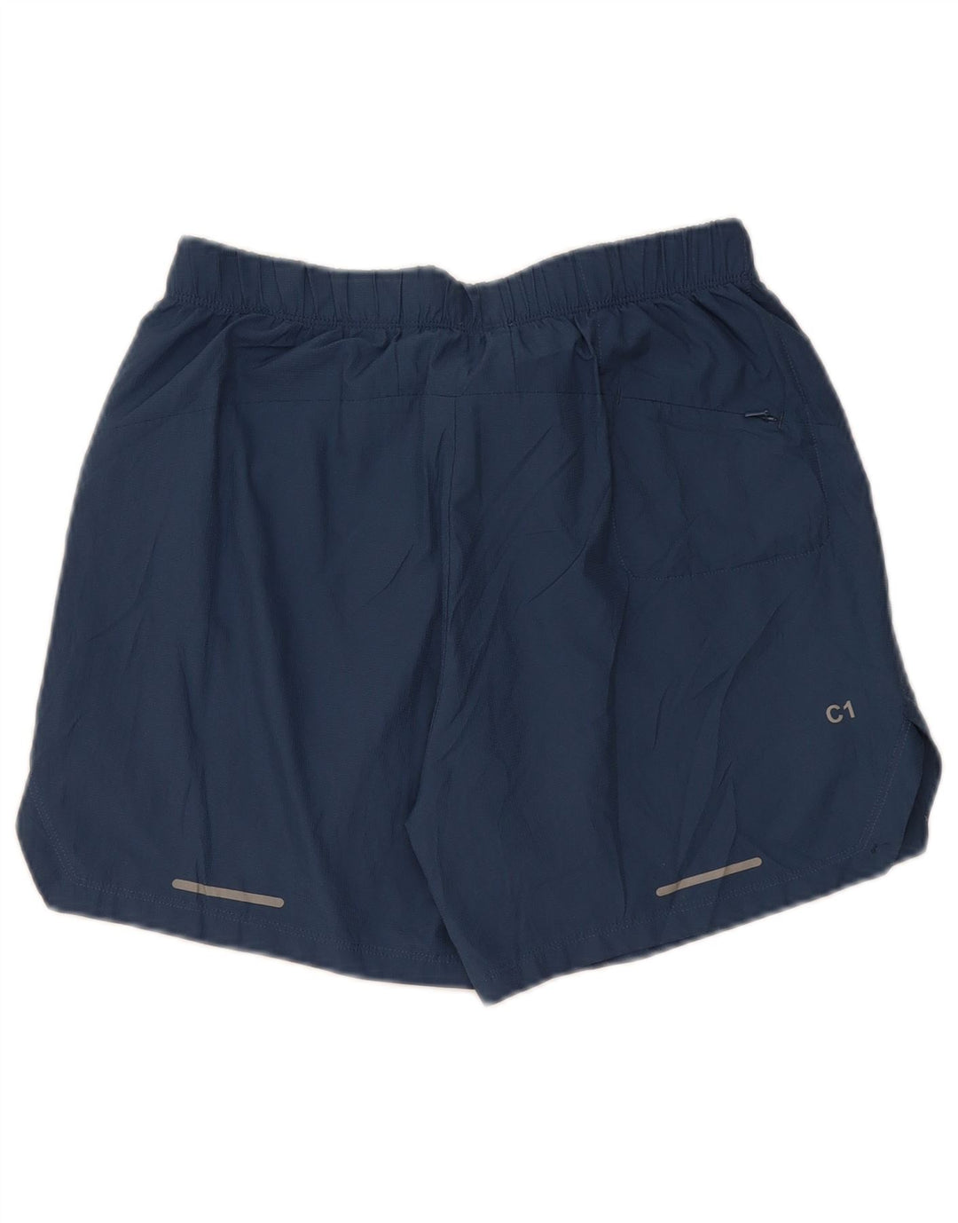 Asics Short de Sport Homme Bleu Marine Moyen Polyester