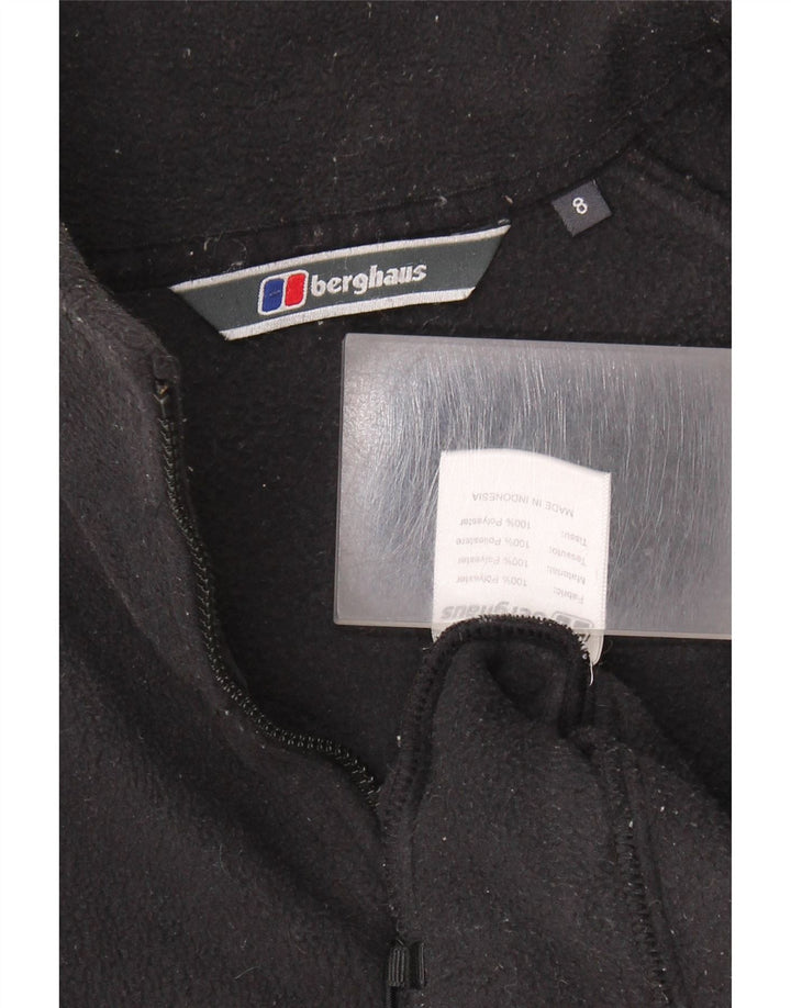 BERGHAUS Veste polaire surdimensionnée pour femme UK 8 Small Noir Polyester