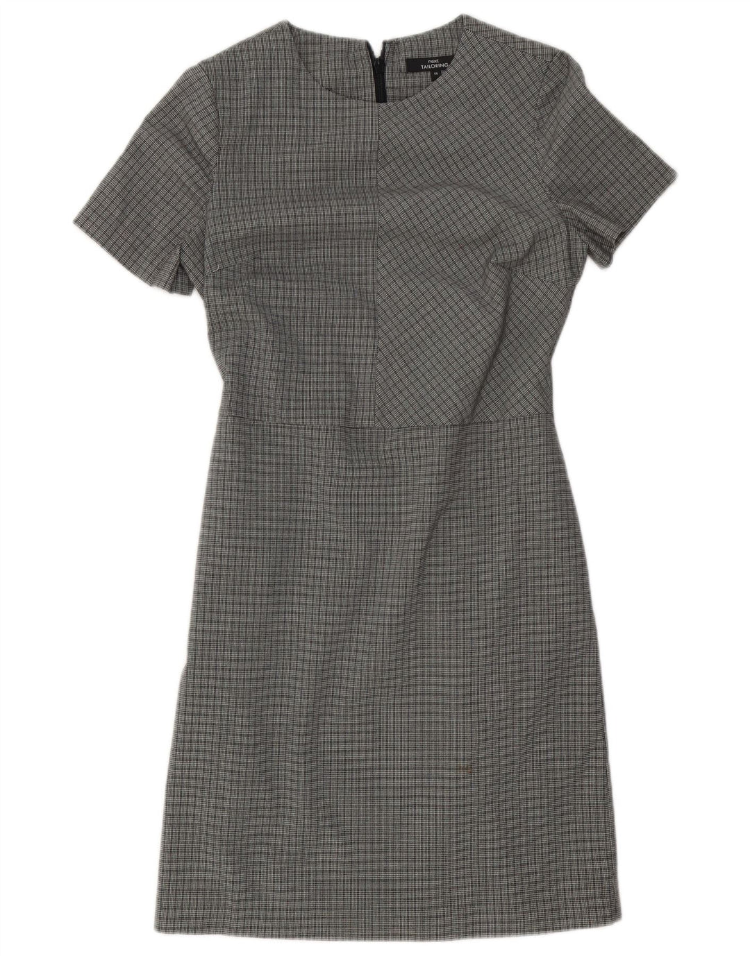 Next Robe fourreau pour femme UK 6 XS Gris pied-de-poule