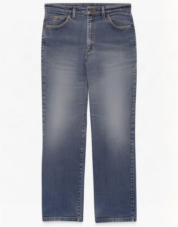 Lee Womens Straight Jeans W34 L32 Bleu Coton
