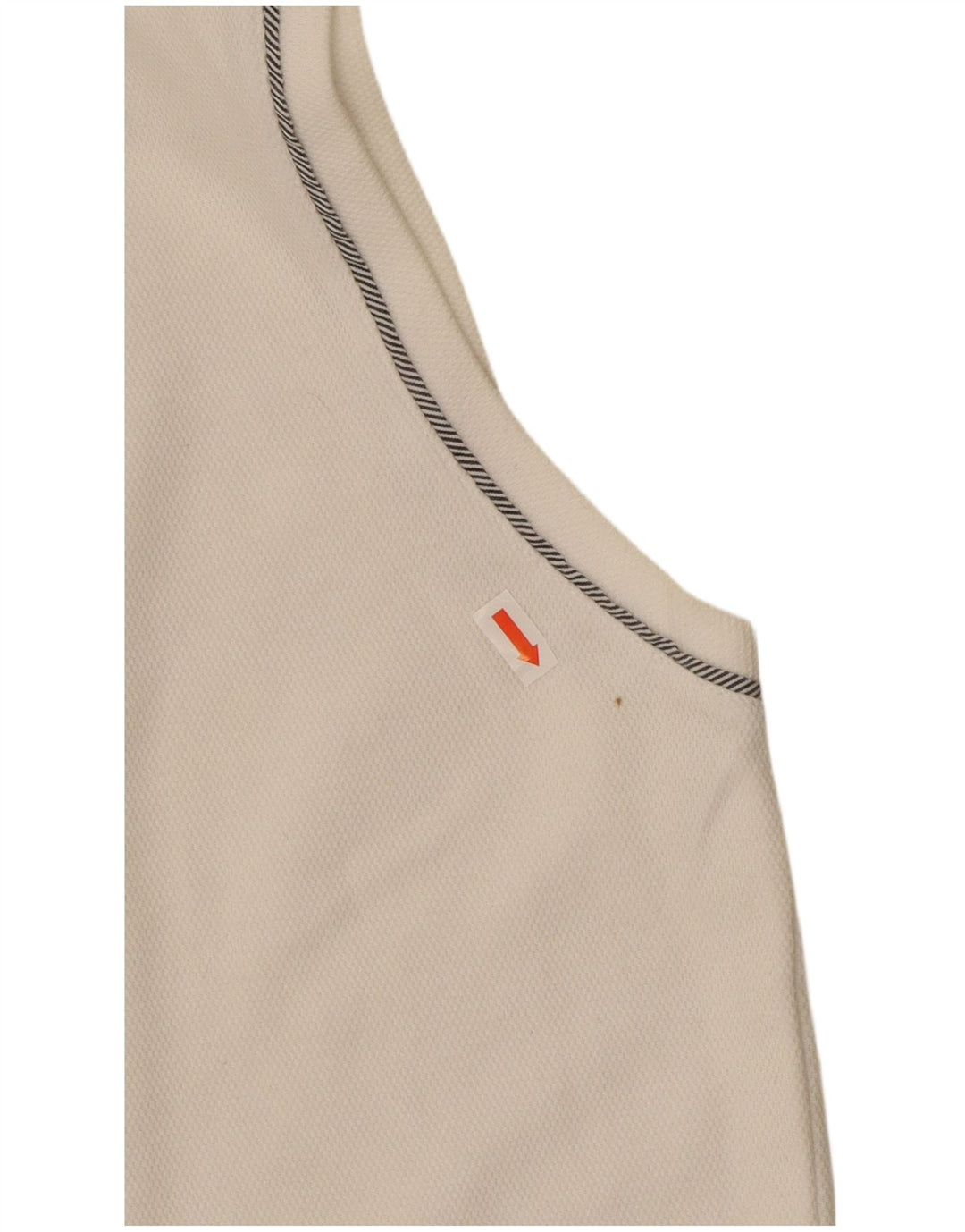 IZOD Polo sans manches pour femme UK 44 Large Blanc Coton