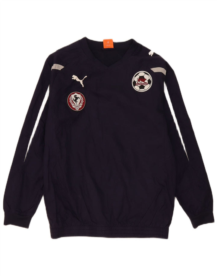 Puma Haut de Survêtement Sportiva Arezzo Pullover Garçon 13-14 Ans Bleu Marine