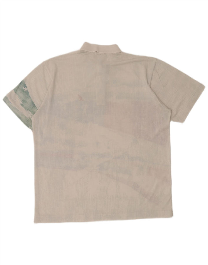 AUSTRALIAN L'ALPINA Polo Homme IT 40 Medium Blanc Cassé