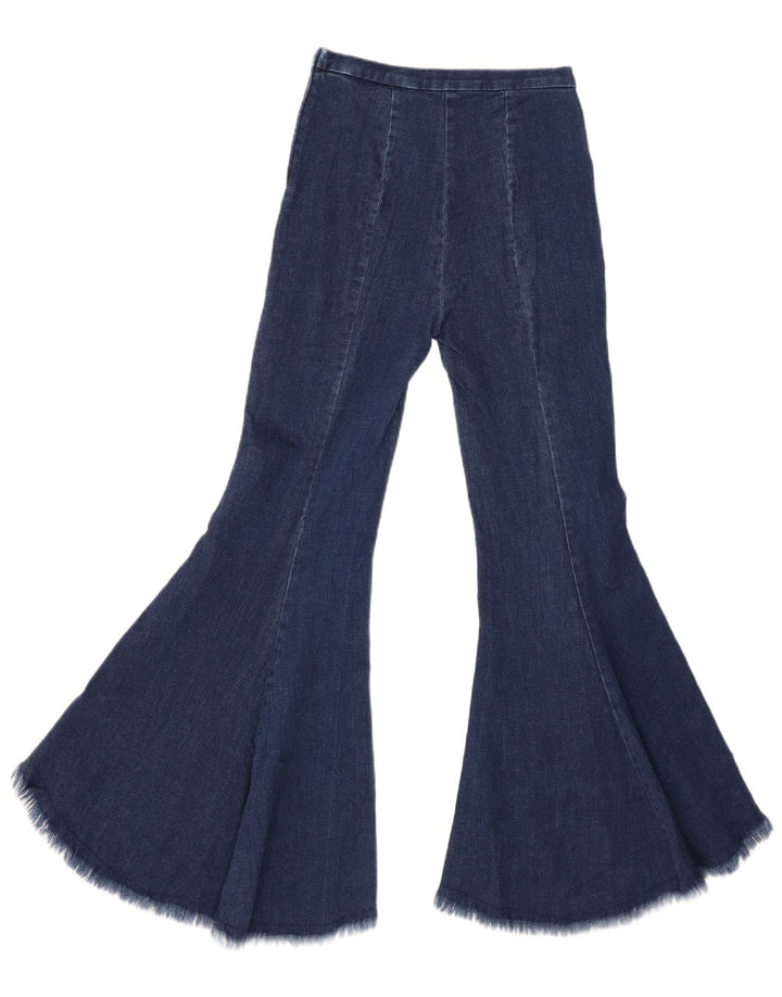Zara Femme Jean Évasé XS W24 L29 Bleu Marine