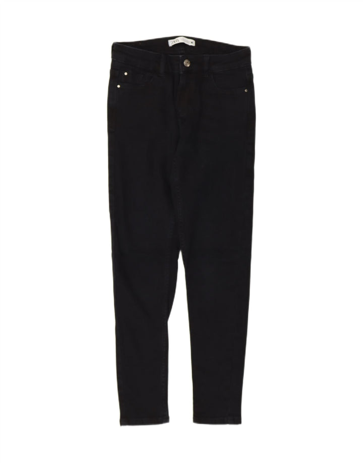 Jean skinny Zara femme EU 36 XS W26 L27 coton noir