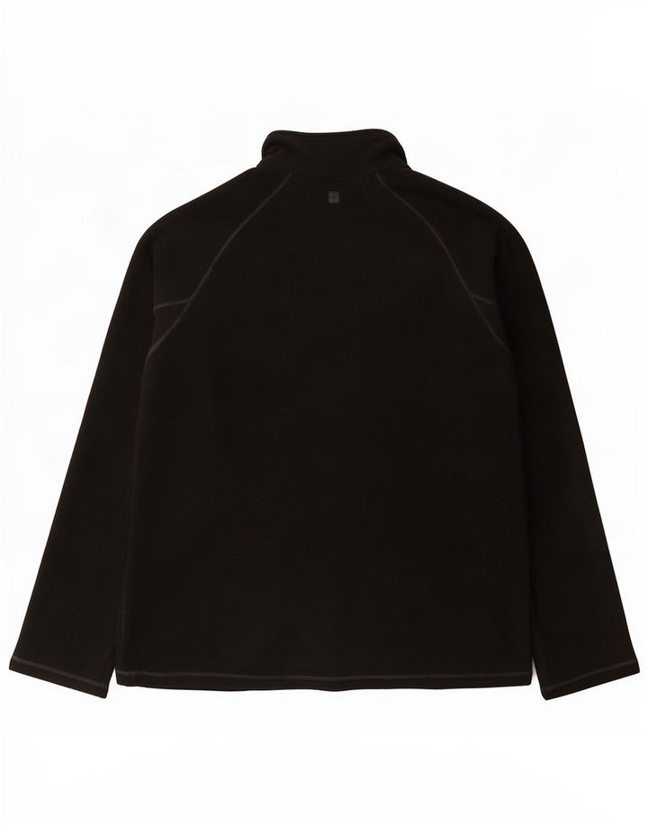 Mountain Warehouse Pull polaire à col zippé pour homme Noir moyen Polyester