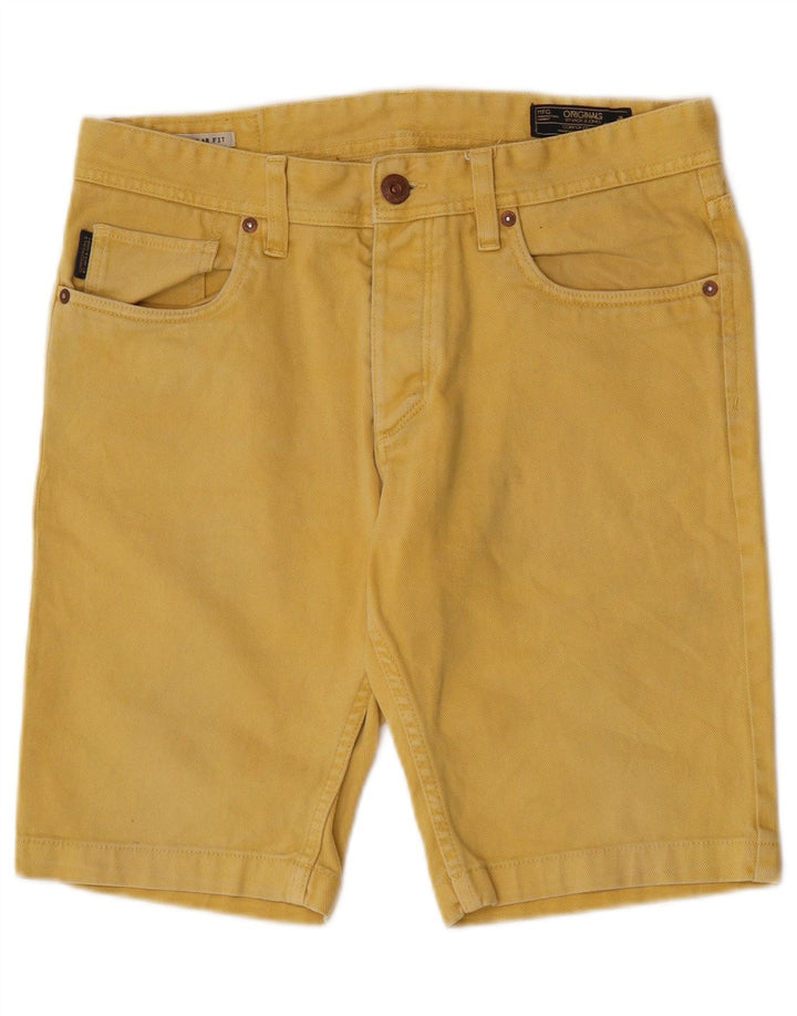 Jack & Jones Short en Jean Regular Fit Homme Medium W32 Jaune Coton