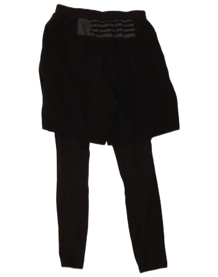 Adidas Leggings Femme UK 10 Petit Noir Polyester
