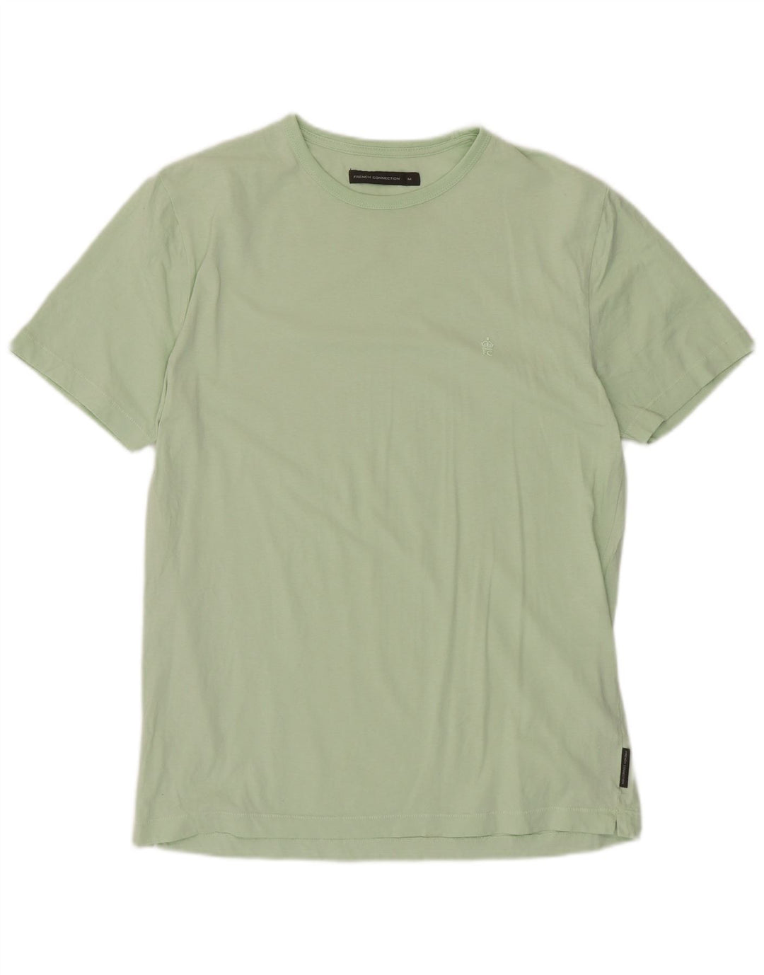 French Connection T-Shirt Homme Vert Moyen Coton