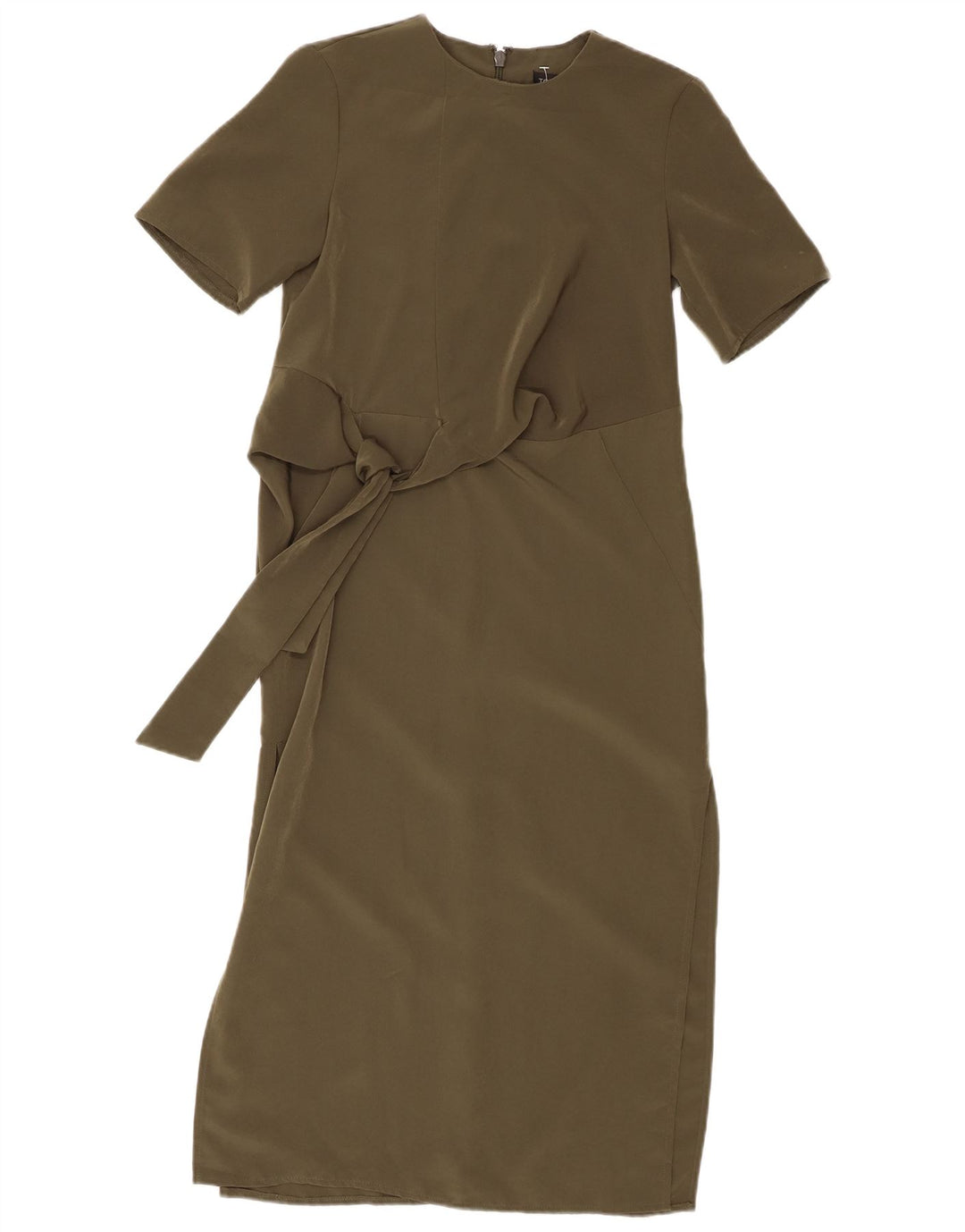 Topshop Robe Maxi Femme UK 8 Petit Vert Polyester