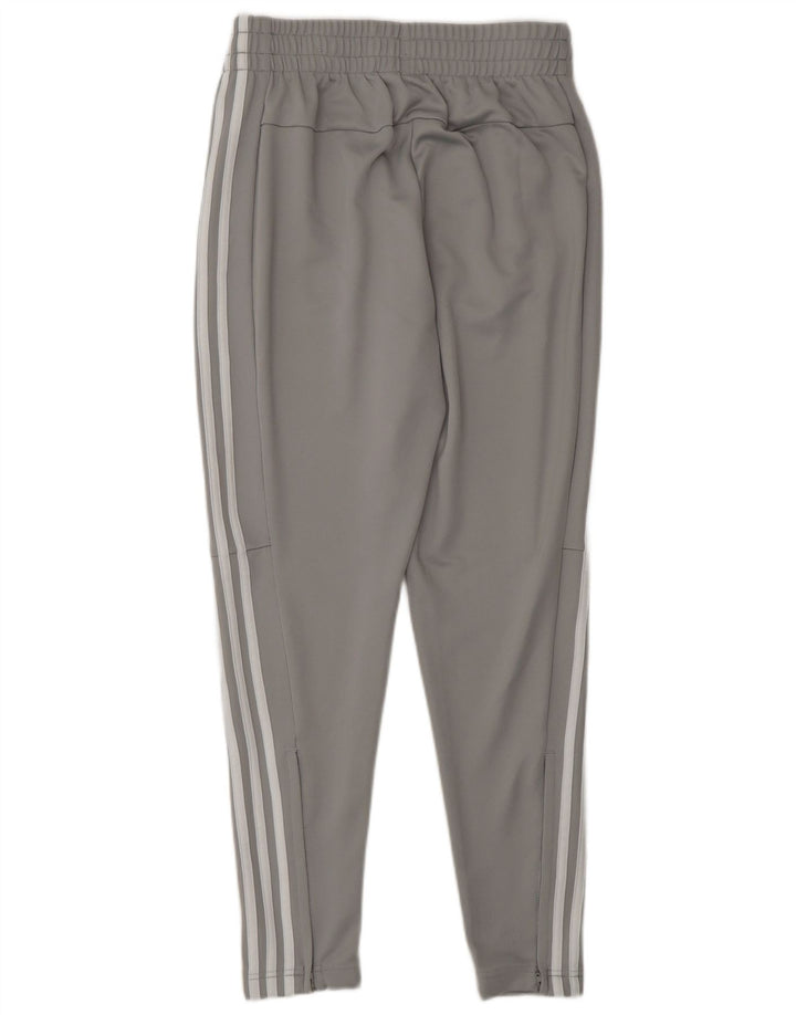Adidas Pantalon de survêtement pour femme UK 8/10 Small Gris Polyester