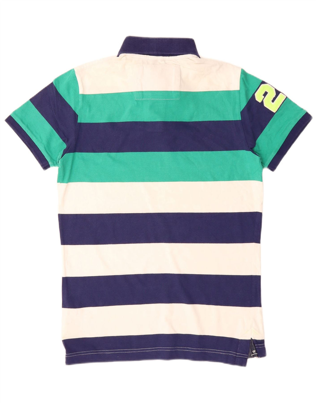 SUPERDRY Polo Graphique Homme Coton Rayé Multicolore Moyen