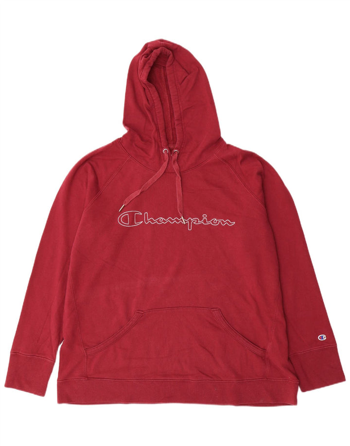 CHAMPION Pull à capuche graphique pour homme 2XL en coton marron