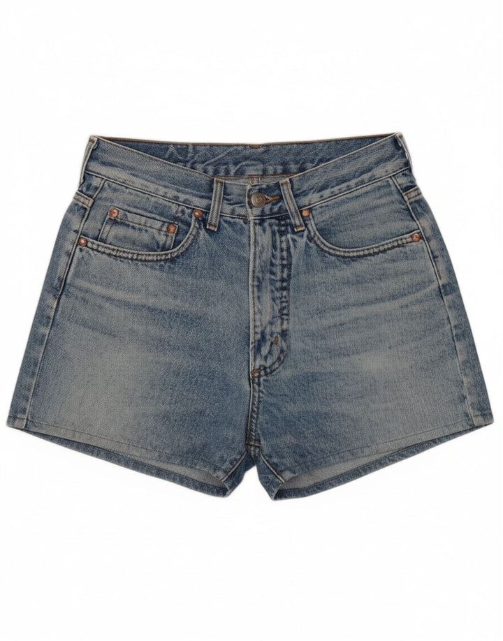Carrera Short en jean taille haute pour femme IT 44 Medium W26 Bleu Coton