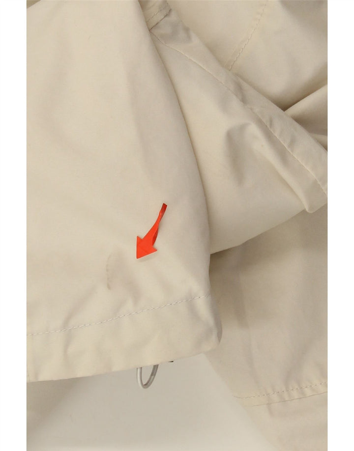 Columbia Veste de pluie surdimensionnée à capuche Omni-Tech pour femme UK 18 XL Beige