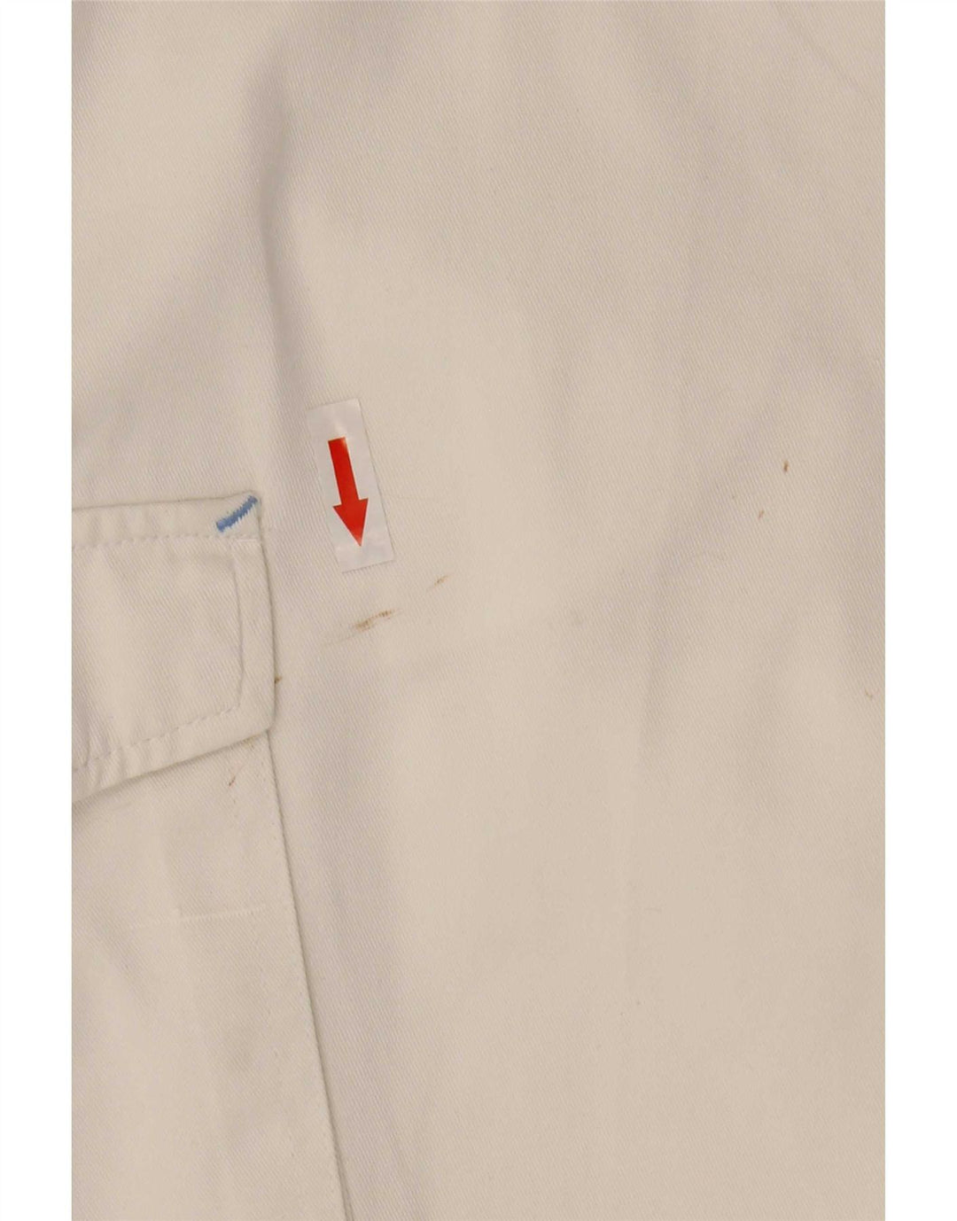 AST Short Cargo Homme W34 Grand Coton Blanc