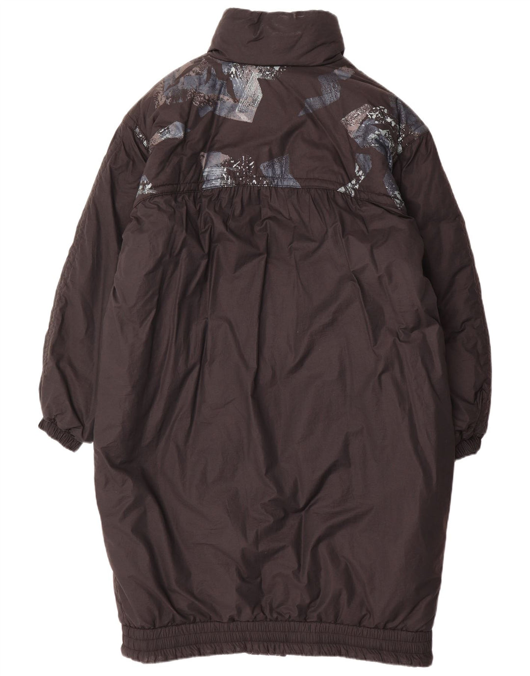Luhta Manteau rembourré surdimensionné pour femme UK 16 Grand coton color block noir